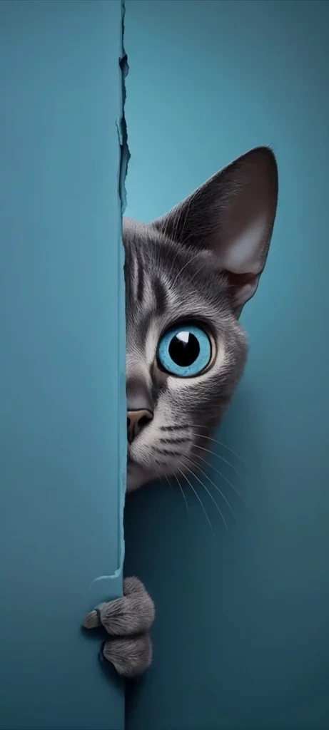 گربه بامزه